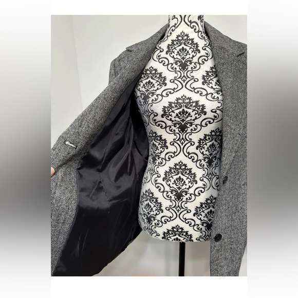 chadwicks Women’s Gray wool blend lined pockets blazer jacket size 16. - Picture 4 of 12